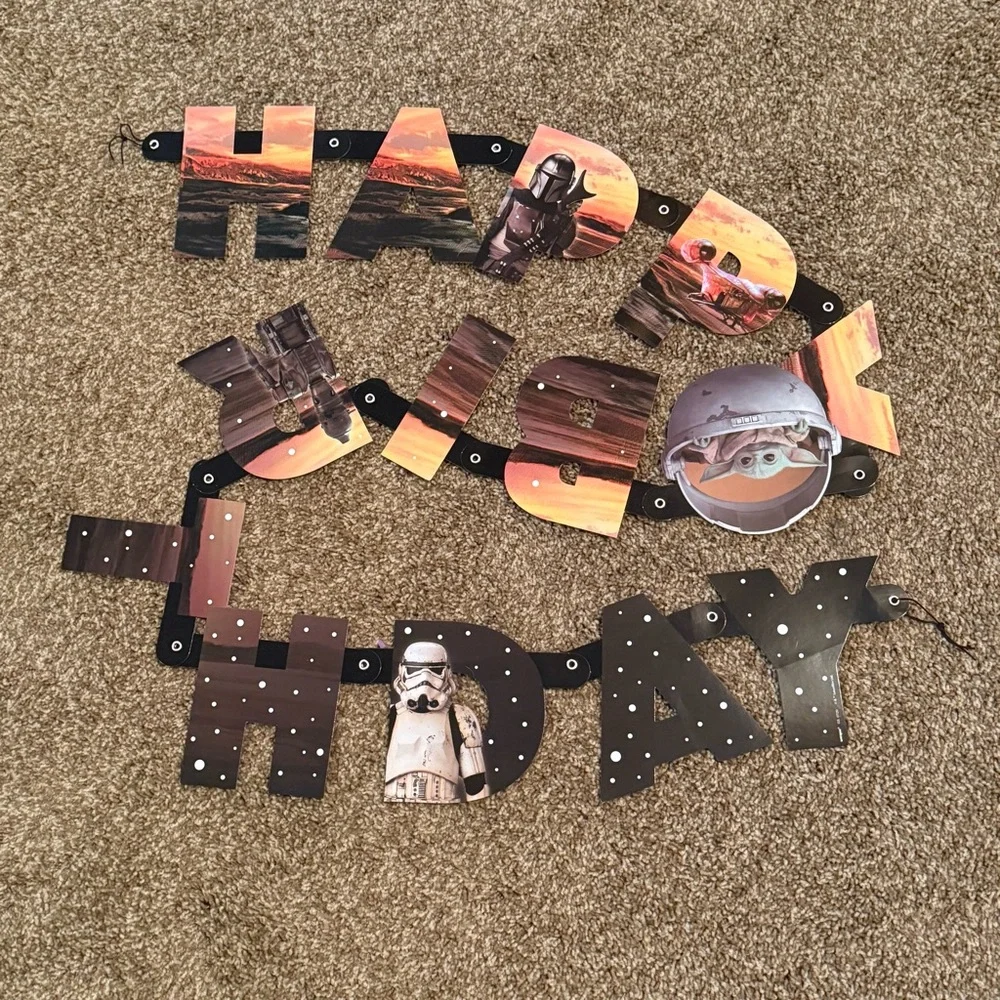 Star Wars Mandalorian Party Decor Set